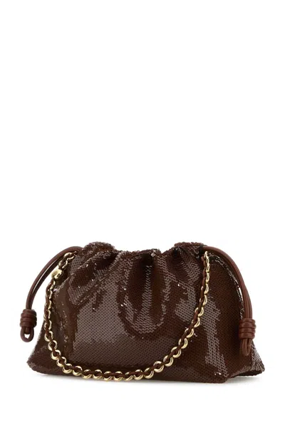 Shop Loewe Embellished Fabric Flamenco Purse Clutch