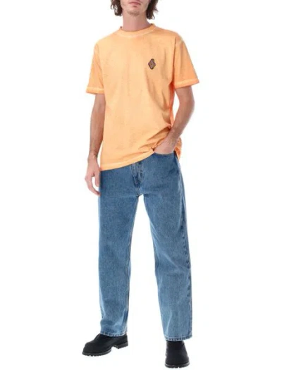 Marcelo Burlon County Of Milan Marcelo Burlon Melange Orange Cotton T-shirt