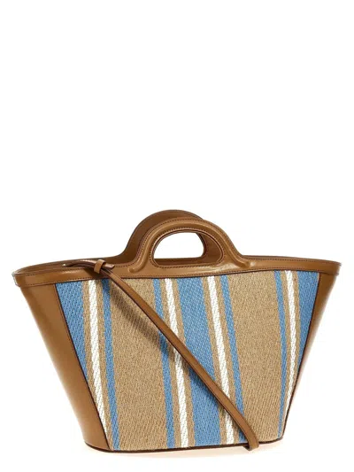 Marni Embroidered Canvas Tropicalia Bucket Bag