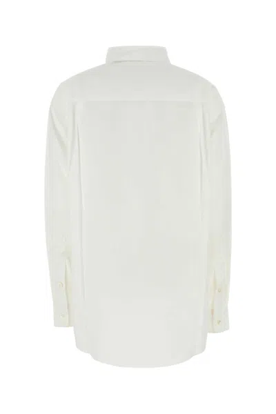 Marni Camicia In Lino Bianco Donna