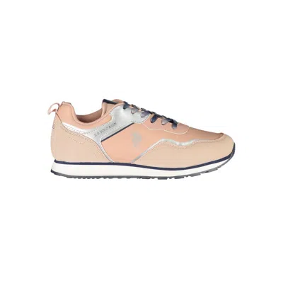 U.s. Polo Assn Pink Polyester Sneaker