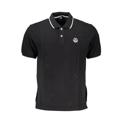 North Sails Black Cotton Polo Shirt