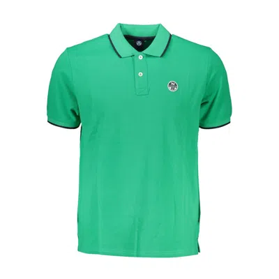 North Sails Cotton Polo Men's Shirt In Green