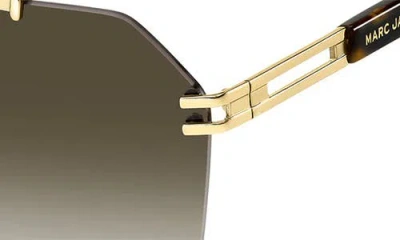 Marc Jacobs 63mm Oversize Gradient Geometric Square Sunglasses