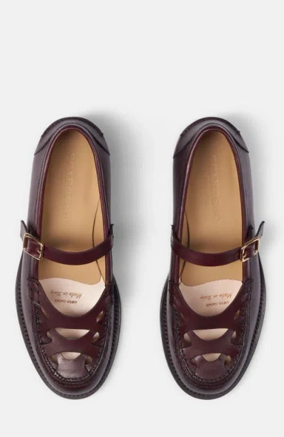 Scarosso Minni Buckle Fastened Flat Shoes In Multi