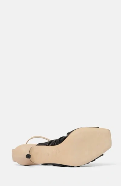 Scarosso 50mm Knot Sandals In Black