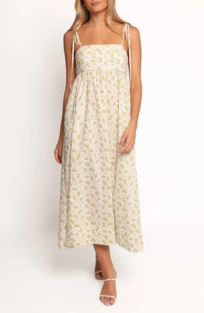 Petal And Pup Petal & Pup Ashtyn Pleated Bodice Maxi Sundress In Animal Print