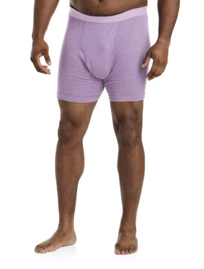 Harbor Bay By Dxl Big & Tall 3-pk Heathered Boxer Briefs