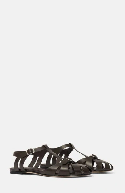 Scarosso Gala Fisherman Sandals In Brown