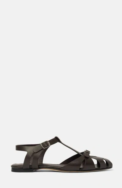 Scarosso Gala Fisherman Sandals In Brown