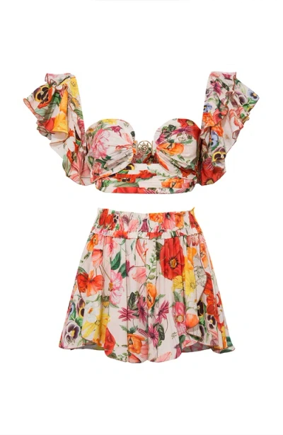 Luna B Whimsy Top In Multi