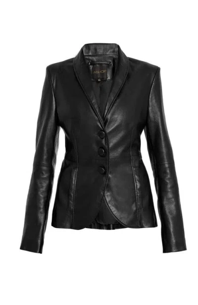 As By Df Jordan Recycled Leather Blend Pants In Brown