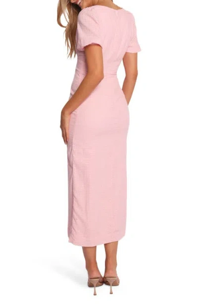 Petal And Pup Petal & Pup Seraphina Puff Sleeve Midi Dress In Animal Print