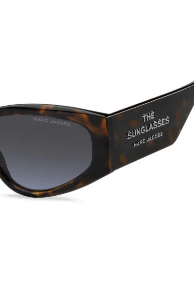 Marc Jacobs 56mm Gradient Cat Eye Sunglasses