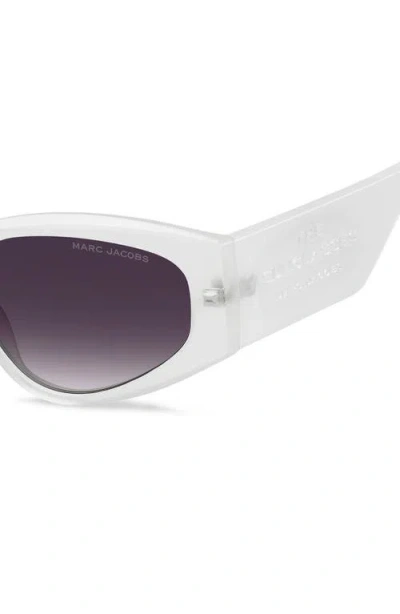 Marc Jacobs 56mm Gradient Cat Eye Sunglasses