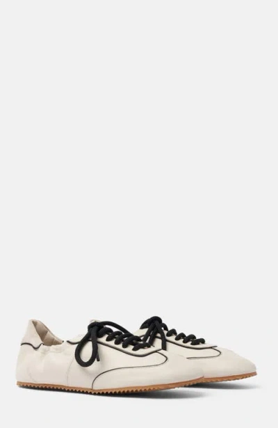 Scarosso Riley Lace-up Sneakers In White