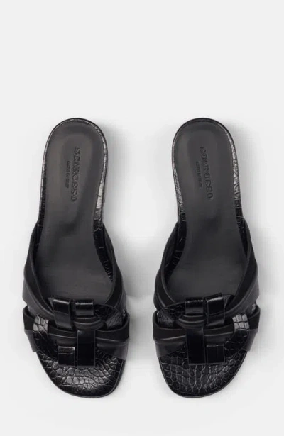 Scarosso Anna Sandals In Black