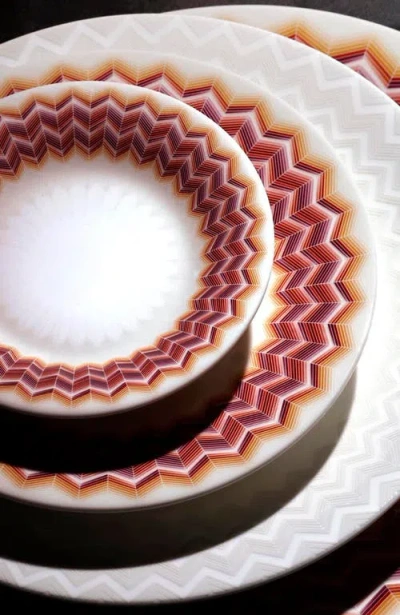 Missoni Home Tableware Dessert Plates Zig Zag Set Of 6 Jarris 156 Diam. 8.5"