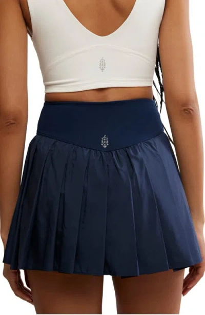 Free People Fp Movement Swing Of Things Pleated Skort In Blue