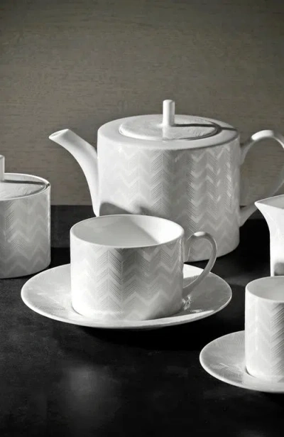 Missoni Home Tableware Tea Cup & Saucer Zig Zag Set Of 6