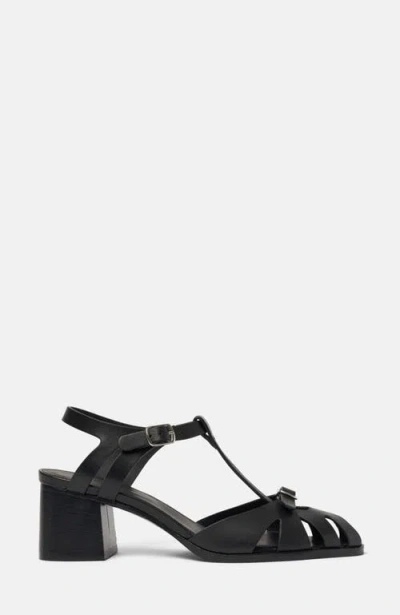 Scarosso 55mm Giulia Block-heel Strappy Sandals In Black