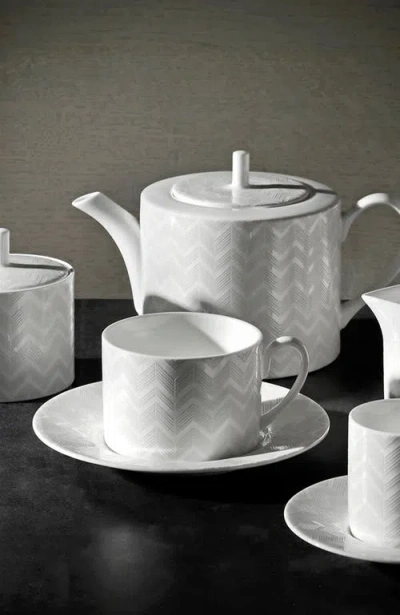 Missoni Home Tableware Tea Cup & Saucer Zig Zag Set Of 2