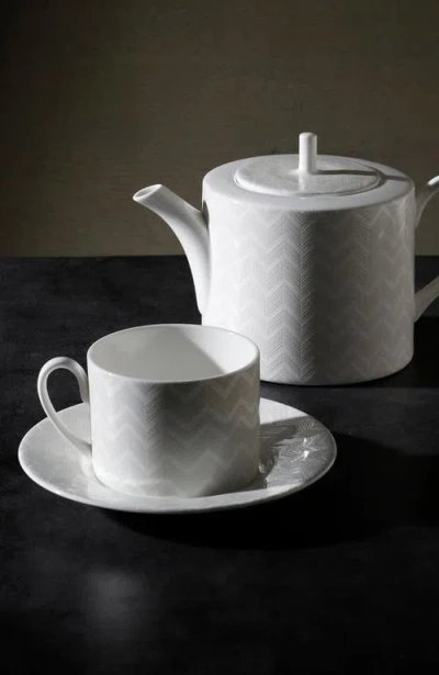 Missoni Home Tableware Tea Cup & Saucer Zig Zag Set Of 2