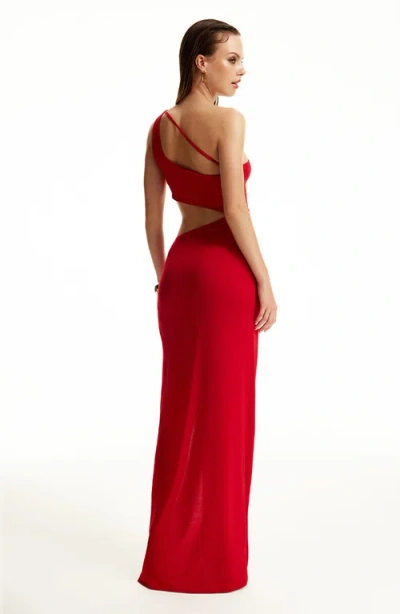 Luna B Flame Dress In Red