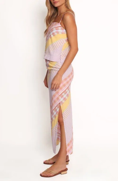 Petal And Pup Petal & Pup Riven Mixed Print Camisole & Maxi Skirt Set In Multi