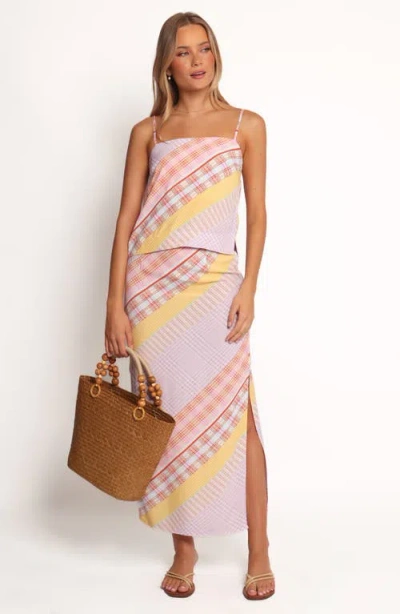 Petal And Pup Petal & Pup Riven Mixed Print Camisole & Maxi Skirt Set In Multi