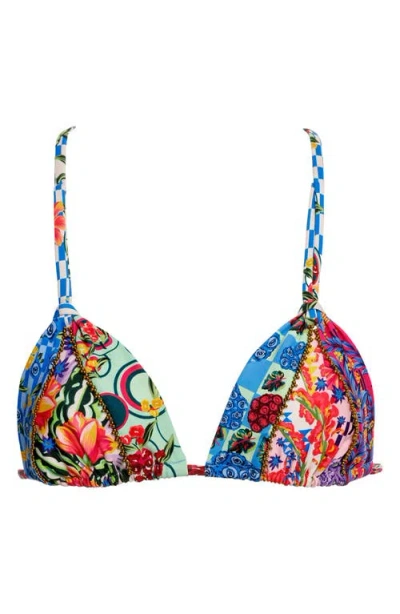 Agua Bendita Caliope Citrus Triangle Bikini Top