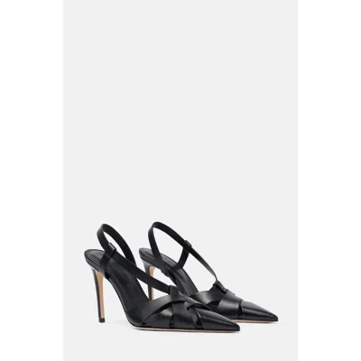 Scarosso 85mm Athena Strappy Pumps In Black