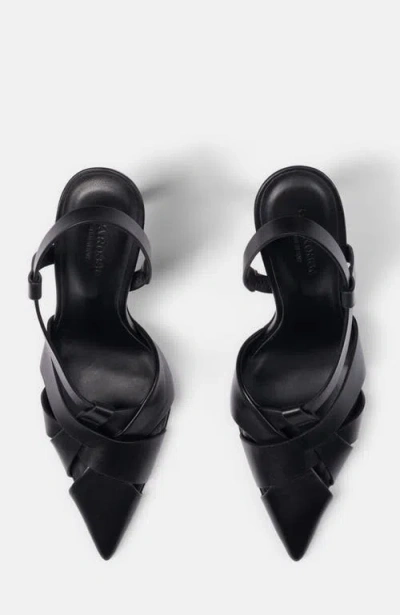 Scarosso 85mm Athena Strappy Pumps In Black