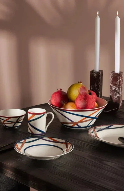 Missoni Home Tableware Soup Plates Nastri Set Of 2  Multicolor Diam. 8.5"