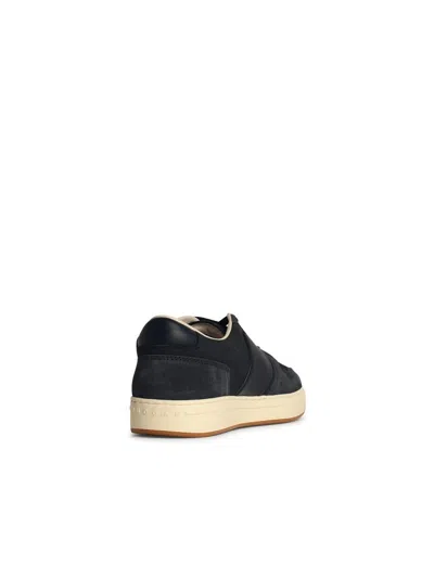 Hogan 'h668' Navy Leather Sneakers