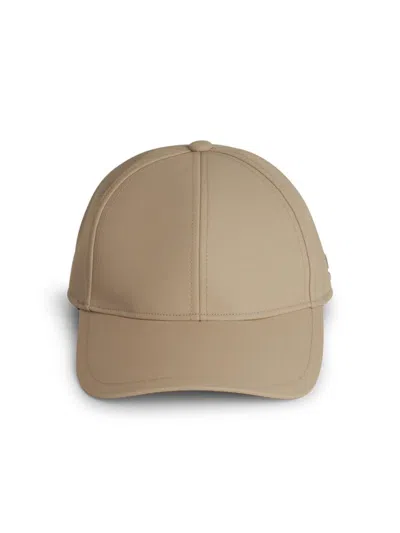 Sacai Cotton Cap With Curved Brim And Panelled Design