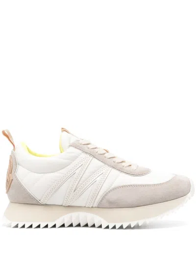 Moncler Pacey Sneakers In Nylon And Suede Leather.