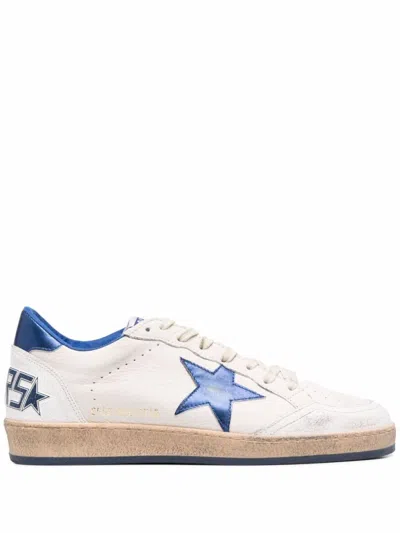 Golden Goose Vintage Low-top Sneakers With Laminated Leather Details In Multi