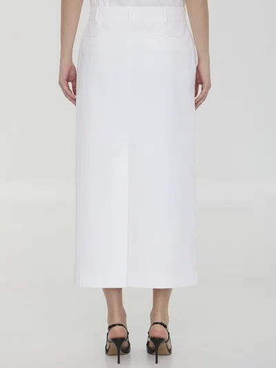 Valentino Compact Popeline Skirt