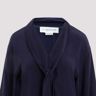 Victoria Beckham Silk Shirt With Tie Detail