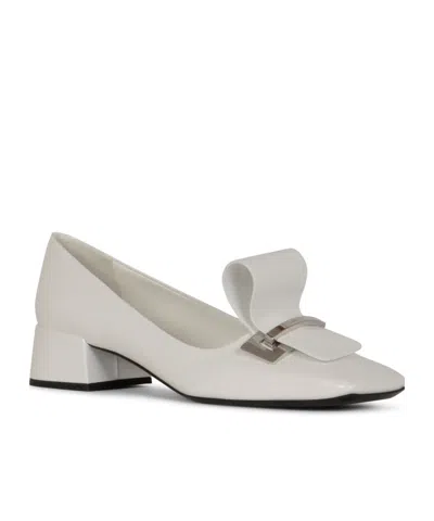 Prada Square Toe High Heels In White