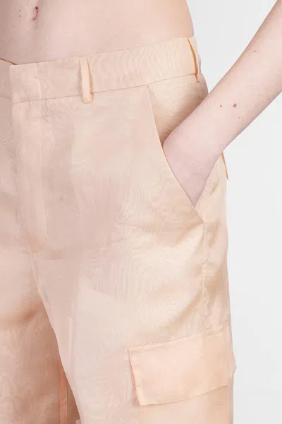 Del Core Shorts In Rose-pink Silk