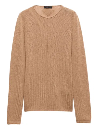 Prada Camel Cashmere Sweater