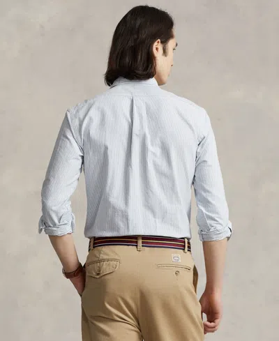 Polo Ralph Lauren Men's Custom Fit Oxford Shirt In Blue