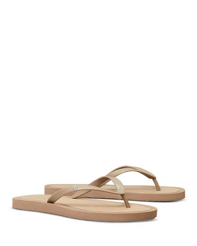Tory Burch Kira Flip Flops In Gold