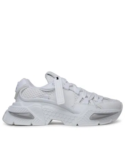 Dolce & Gabbana White Mixed-material Airmaster Sneakers