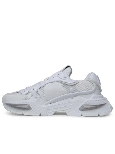 Dolce & Gabbana White Mixed-material Airmaster Sneakers