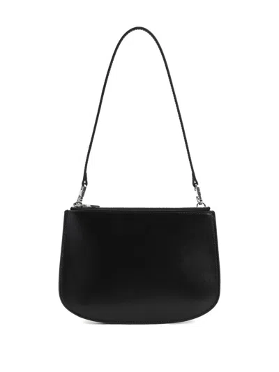 Diesel Embossed Leather Shoulder Bag With Zip Closure
