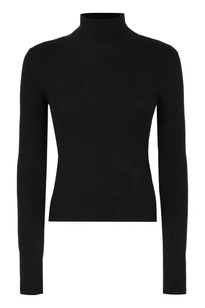 Shop Patou Jumper Turtleneck Merino Wool Sweater