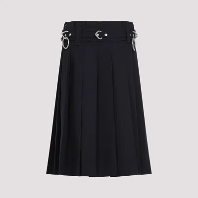 Prada Midi Skirt In Blue